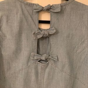 Madewell Denim a-line dress